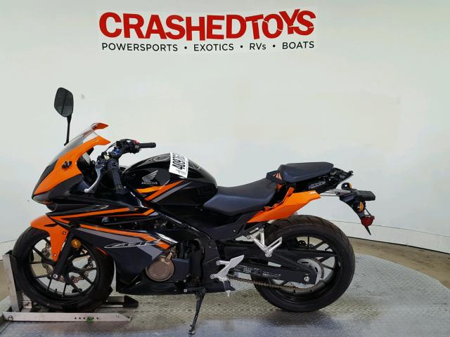 MLHPC4469H5401540 - 2017 HONDA CBR500 R ORANGE photo 5