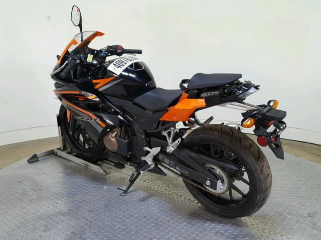 MLHPC4469H5401540 - 2017 HONDA CBR500 R ORANGE photo 6