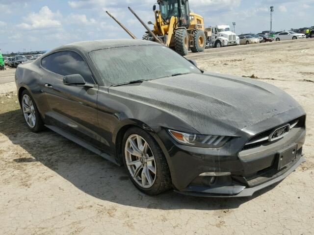 1FA6P8TH8F5302143 - 2015 FORD MUSTANG BLACK photo 1