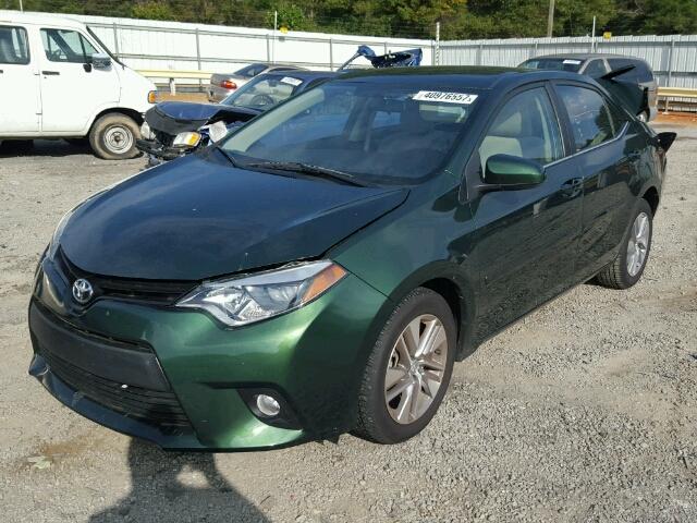 2T1BPRHEXEC063967 - 2014 TOYOTA COROLLA EC 绿色 照片 2