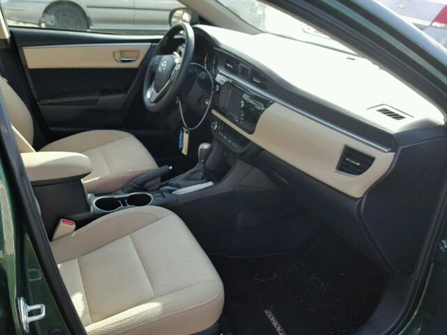 2T1BPRHEXEC063967 - 2014 TOYOTA COROLLA EC 绿色 照片 5