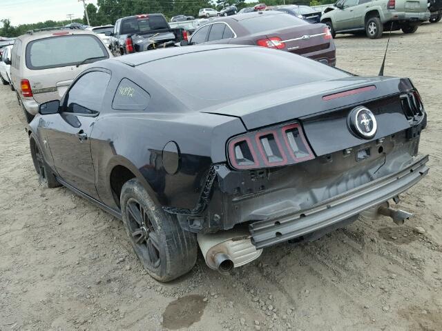 1ZVBP8AM4E5304797 - 2014 FORD MUSTANG BLACK photo 3