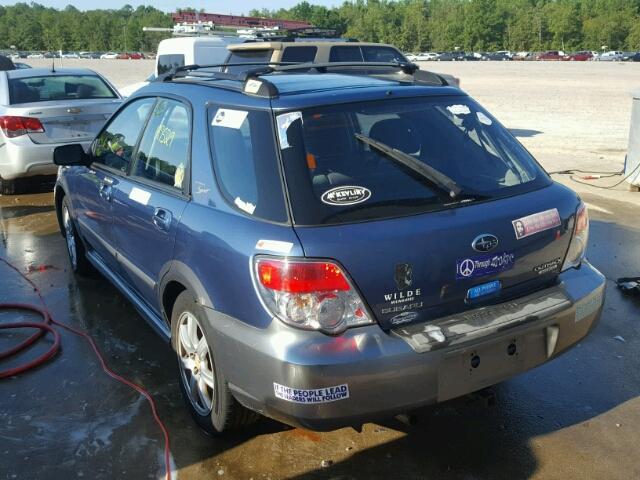 JF1GG63687H817120 - 2007 SUBARU IMPREZA BLUE photo 3