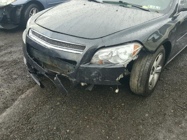 1G1ZC5E01CF242956 - 2012 CHEVROLET MALIBU 1LT შავი ფოტო 9