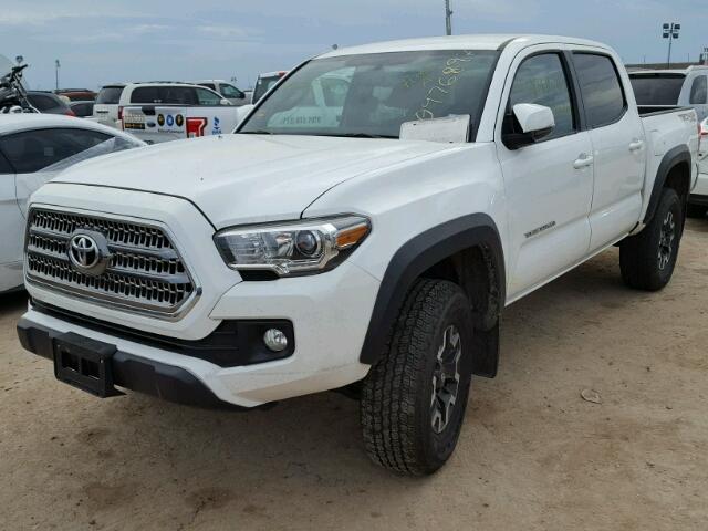 5TFCZ5AN8GX022923 - 2016 TOYOTA TACOMA WHITE photo 2