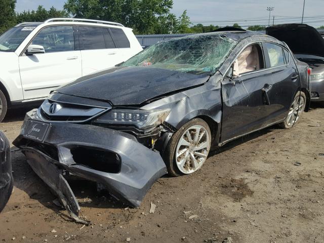 19UDE2F30GA017984 - 2016 ACURA ILX BASE GRAY photo 2