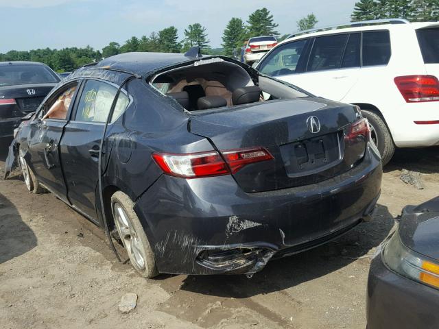 19UDE2F30GA017984 - 2016 ACURA ILX BASE GRAY photo 3