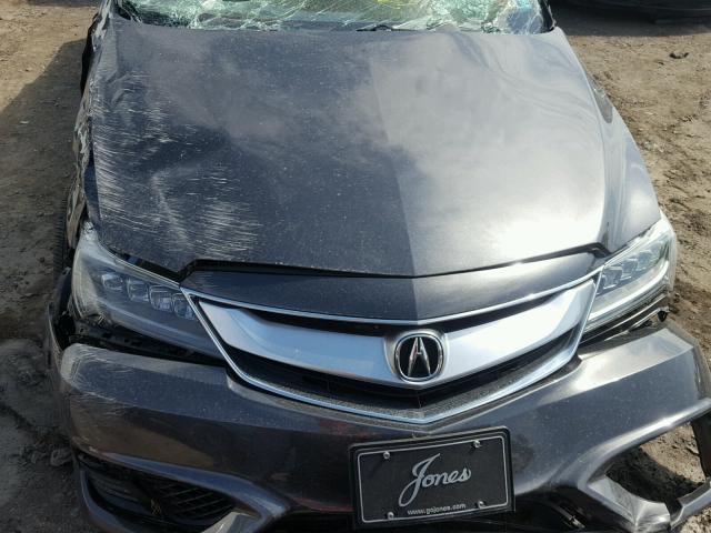 19UDE2F30GA017984 - 2016 ACURA ILX BASE GRAY photo 7
