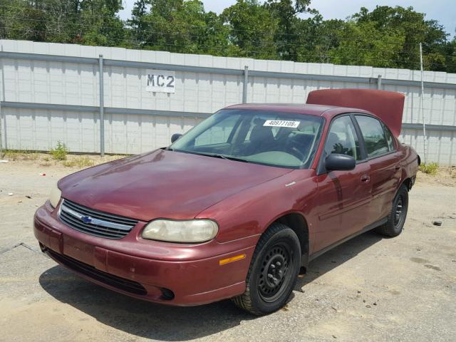 1G1ND52J93M688177 - 2003 CHEVROLET MALIBU BURGUNDY photo 2