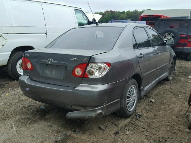 2T1BR30E97C830083 - 2007 TOYOTA COROLLA CE GRAY photo 4