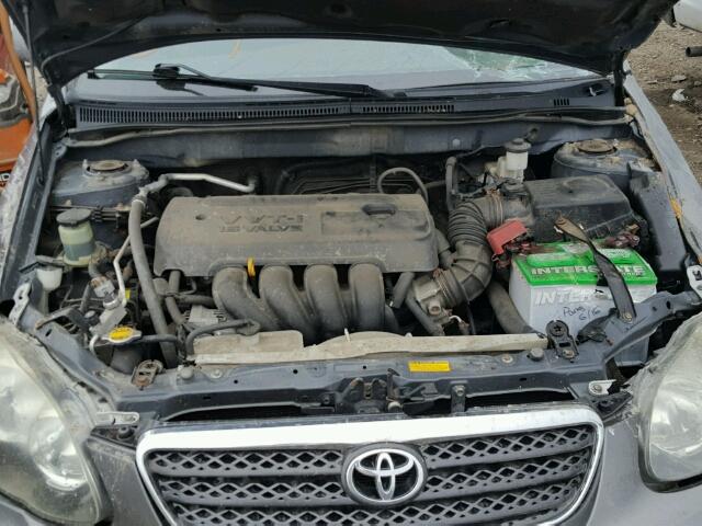 2T1BR30E97C830083 - 2007 TOYOTA COROLLA CE GRAY photo 7