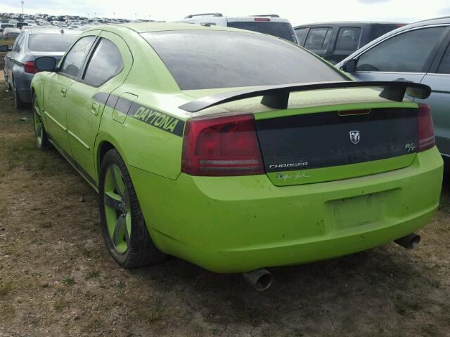 2B3KA53H37H745496 - 2007 DODGE CHARGER R/ GREEN photo 3