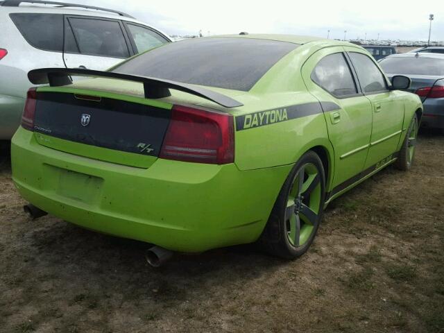 2B3KA53H37H745496 - 2007 DODGE CHARGER R/ GREEN photo 4