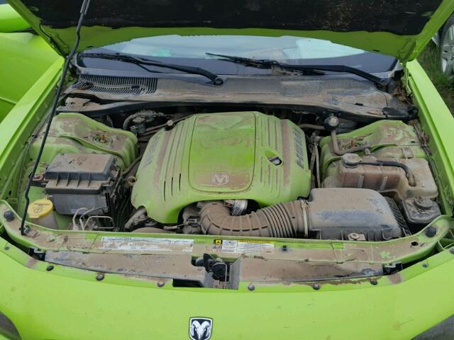 2B3KA53H37H745496 - 2007 DODGE CHARGER R/ GREEN photo 7