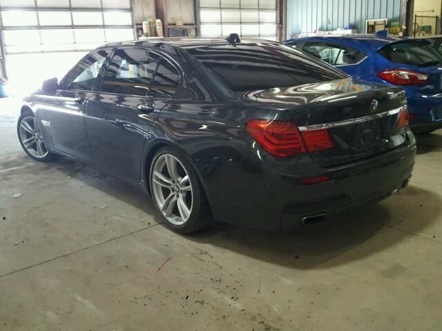 WBAKC8C50CC435963 - 2012 BMW 750LI XDRI BLUE photo 3