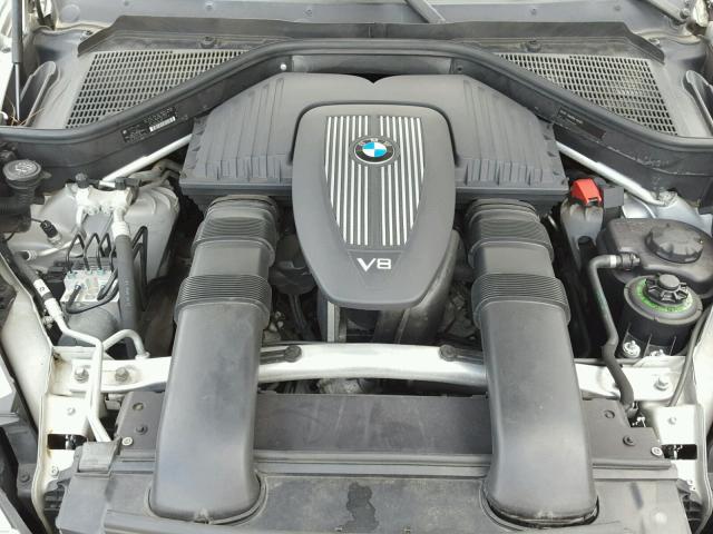 5UXFE8C55AL310421 - 2010 BMW X5 XDRIVE4 SILVER photo 7