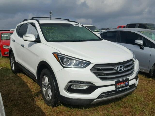 5NMZUDLB8HH047515 - 2017 HYUNDAI SANTA FE S WHITE photo 1