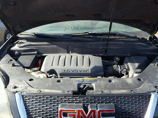 1GKER237X8J157612 - 2008 GMC ACADIA SLT შავი ფოტო 7