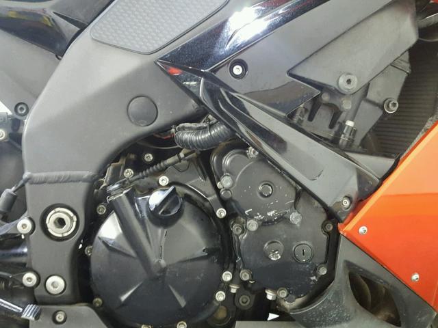 JKAZXCE159A024060 - 2009 KAWASAKI ZX1000 ORANGE photo 12