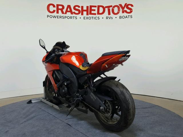 JKAZXCE159A024060 - 2009 KAWASAKI ZX1000 ORANGE photo 6