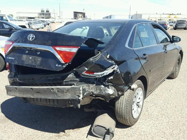 4T1BF1FKXFU026964 - 2015 TOYOTA CAMRY LE 黑色 照片 4