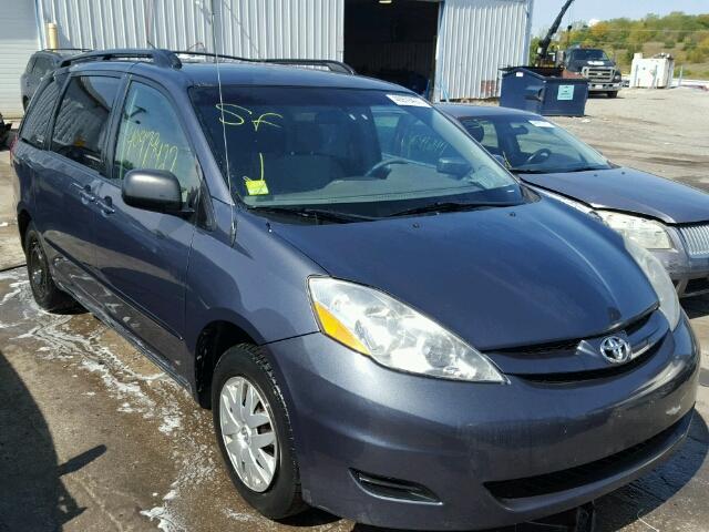 5TDZK23C07S007119 - 2007 TOYOTA SIENNA BLUE photo 1