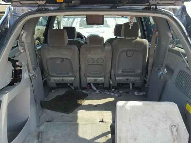 5TDZK23C07S007119 - 2007 TOYOTA SIENNA BLUE photo 9