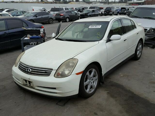 JNKCV51E84M108188 - 2004 INFINITI G35 WHITE photo 2