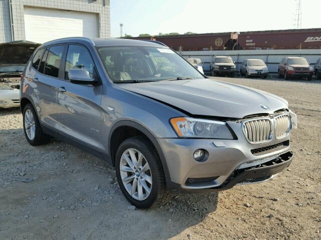 5UXWX9C57E0D14500 - 2014 BMW X3 GRAY photo 1