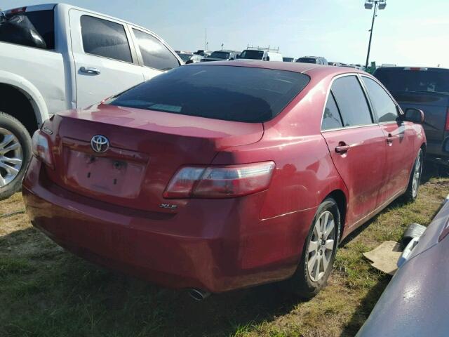 4T1BE46K29U313787 - 2009 TOYOTA CAMRY RED photo 4