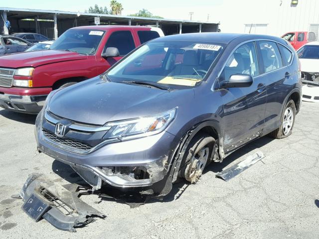 5J6RM4H32GL124873 - 2016 HONDA CR-V LX CHARCOAL photo 2