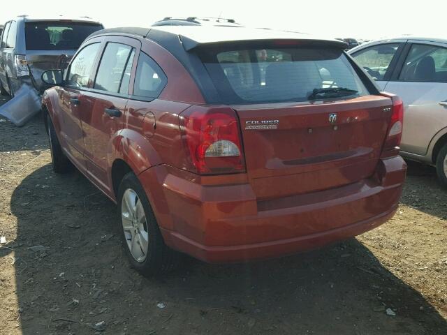 1B3HB48B87D210618 - 2007 DODGE CALIBER ORANGE photo 3