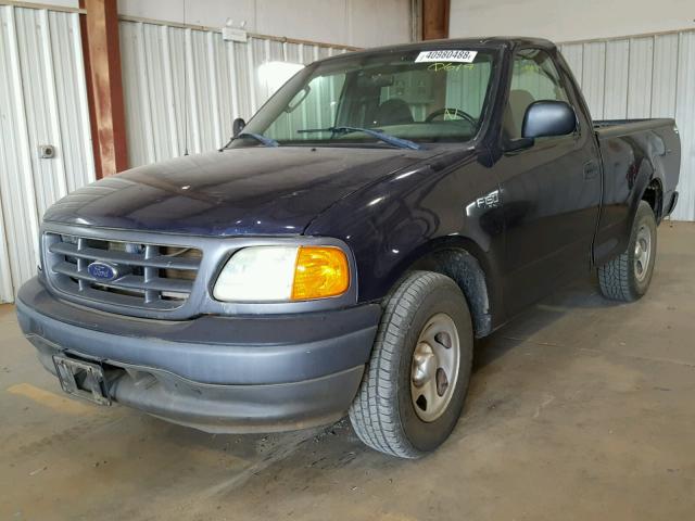 2FTRF17244CA30619 - 2004 FORD F-150 HERI BLUE photo 2