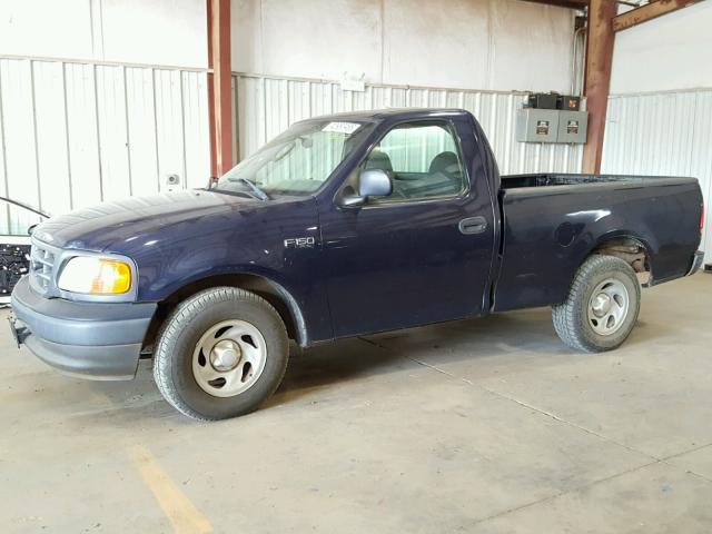 2FTRF17244CA30619 - 2004 FORD F-150 HERI BLUE photo 9