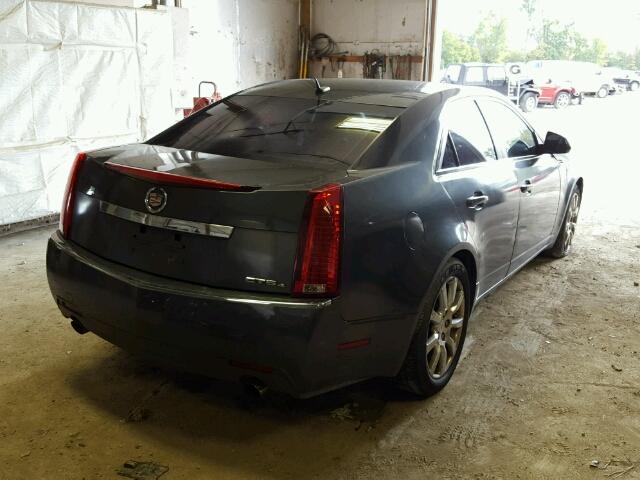 1G6DG577580202487 - 2008 CADILLAC CTS GRAY photo 4