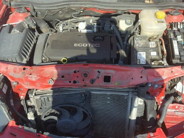 W08AT671X85096286 - 2008 SATURN ASTRA XR RED photo 7