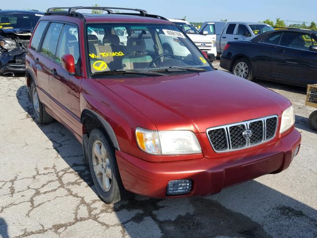 JF1SF65632H723102 - 2002 SUBARU FORESTER S RED photo 1