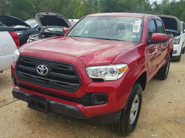 5TFAX5GN9HX090329 - 2017 TOYOTA TACOMA RED photo 2