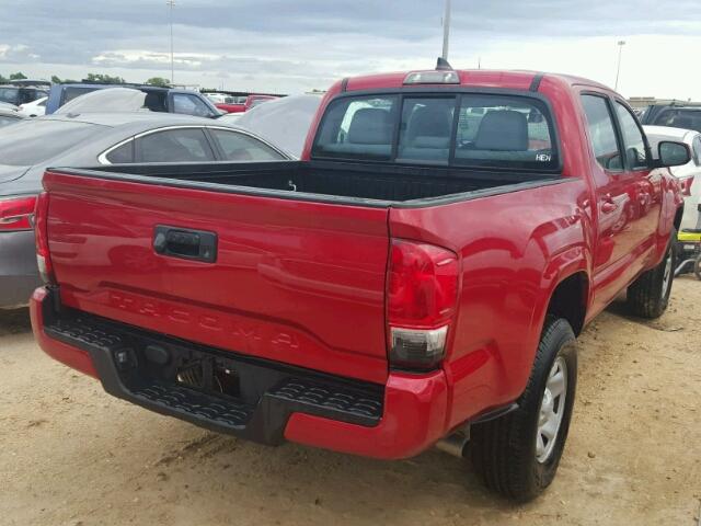 5TFAX5GN9HX090329 - 2017 TOYOTA TACOMA RED photo 4