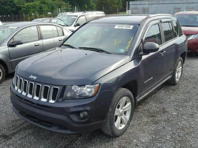 1C4NJDBB6ED567564 - 2014 JEEP COMPASS SP BLUE photo 2