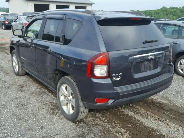 1C4NJDBB6ED567564 - 2014 JEEP COMPASS SP BLUE photo 3