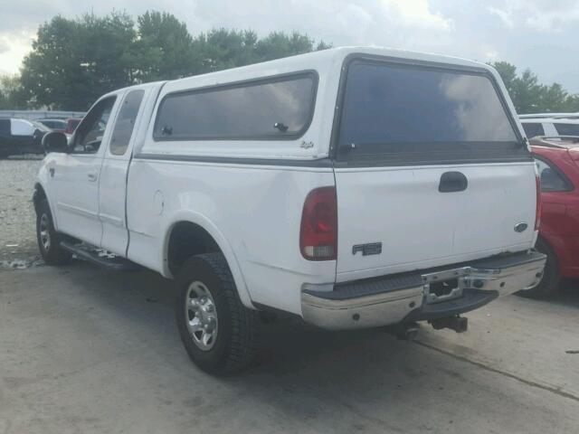 2FTPX18L12CA27489 - 2002 FORD F150 WHITE photo 3