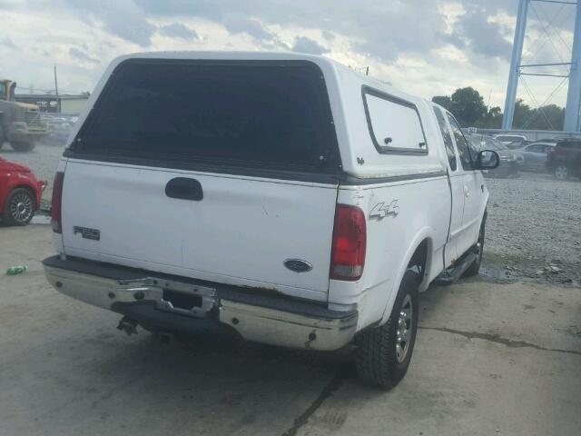 2FTPX18L12CA27489 - 2002 FORD F150 WHITE photo 4