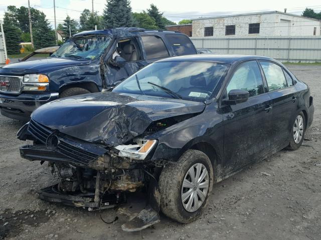 3VW2K7AJ0DM311527 - 2013 VOLKSWAGEN JETTA BASE 黑色 照片 2