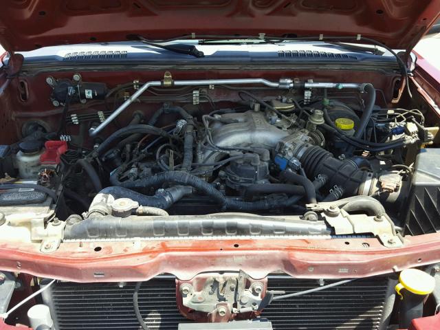 1N6ED27T14C468567 - 2004 NISSAN FRONTIER C RED photo 7