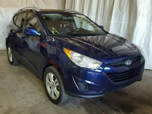 KM8JU3AC7BU212338 - 2011 HYUNDAI TUCSON GLS BLUE photo 1