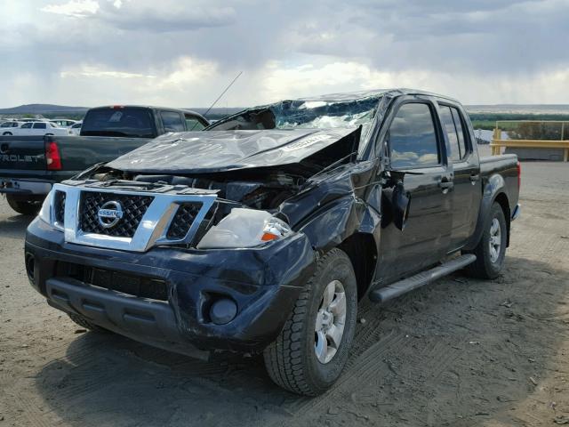 1N6AD0EV5CC480680 - 2012 NISSAN FRONTIER S BLACK photo 2