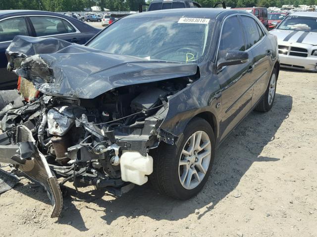 1G11C5SA6DF147370 - 2013 CHEVROLET MALIBU 1LT BLACK photo 2