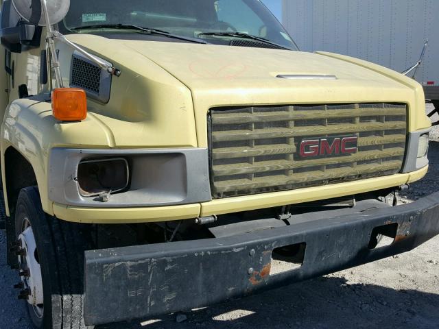 1GDJ5C1G68F904121 - 2008 GMC C5500 C5C0 YELLOW photo 9