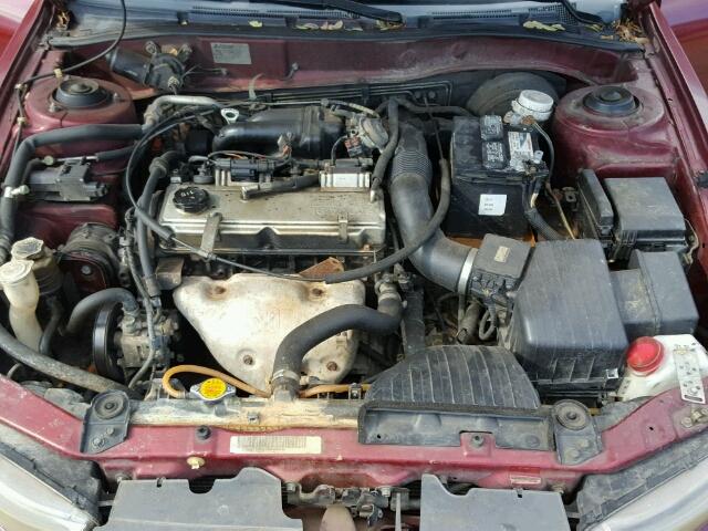 4A3AA46G93E142199 - 2003 MITSUBISHI GALANT ES BURGUNDY photo 7